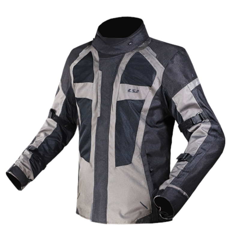 Chaqueta moto hombre LS2 Scout Negra-Gris
